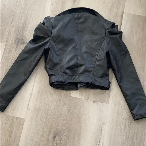 Faux Leather Moto Jacket - Picture 2 of 3